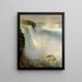 Les Chutes du Niagara du côté américain - Frederic Edwin Church — kehystetty taideteos seinällä