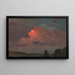 Olana lähellä hämärämaalaus - Frederic Edwin Church — kehystetty taideteos seinällä