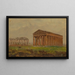 Paestumin maalaus, Neptunuksen temppeli - Frederic Edwin Church — kehystetty taideteos seinällä