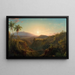 Pichincha-maalaus - Frederic Edwin Church — kehystetty taideteos seinällä