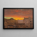 Rooman katoilta auringonlaskun aikaan - Frederic Edwin Church — kehystetty taideteos seinällä