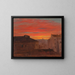 Katto auringonlaskun aikaan Pincion näköalasta, Rooma - Frederic Edwin Church — kehystetty taideteos seinällä
