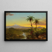 Etelä-Amerikan maisemamaalaus - Frederic Edwin Church — kehystetty taideteos seinällä