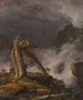 Myrsky vuoristossa - Frederic Edwin Church — näkymä teoksesta