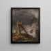 Myrsky vuoristossa - Frederic Edwin Church — kehystetty taideteos seinällä