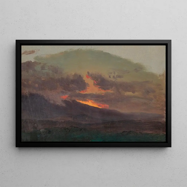 Frederic Edwin Church — kehystetty taideteos seinällä