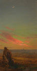 Auringonlasku lähellä Roomaa - Frederic Edwin Church — näkymä teoksesta