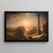 Syyrian rannasta merellä - Frederic Edwin Church — kehystetty taideteos seinällä