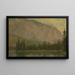 Le Hintersee lähellä Berchtesgadenia, Baijeri - Frederic Edwin Church — kehystetty taideteos seinällä