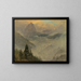Le Hochkalter près de Berchtesgaden - Frederic Edwin Church — kehystetty taideteos seinällä