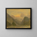Le Watzmann près de Berchtesgaden - Frederic Edwin Church — kehystetty taideteos seinällä