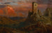 Vartiotorni Italiassa - Frederic Edwin Church — näkymä teoksesta