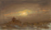 Talvimaisema kuutamossa - Frederic Edwin Church — näkymä teoksesta