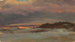 Talvimaisema sinisellä kukkulalla auringonlaskussa, Hudson, New York - Frederic Edwin Church — näkymä teoksesta
