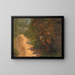 Sentier boisé en Jamaïque - Frederic Edwin Church — kehystetty taideteos seinällä