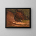 Jamaikan metsäisestä pankista - Frederic Edwin Church — kehystetty taideteos seinällä