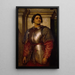 Un Condottiere - Frederic Leighton — kehystetty taideteos seinällä