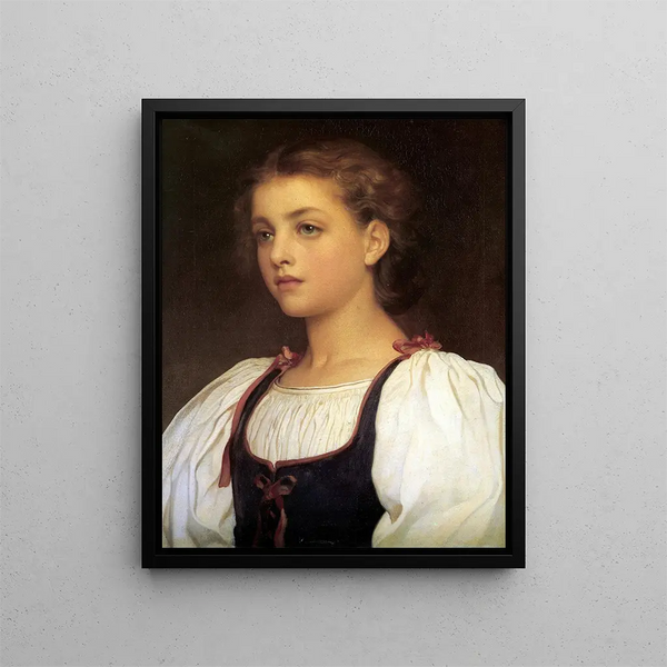Blond - Frederic Leighton — kehystetty taideteos seinällä