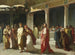 Draama kohtaus sisäpihalla - Frederic Leighton — näkymä teoksesta