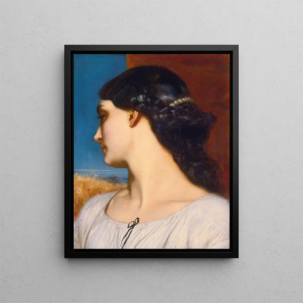 La Nanna - Frederic Leighton — kehystetty taideteos seinällä