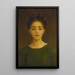Leandra-maalaus - Frederic Leighton — kehystetty taideteos seinällä