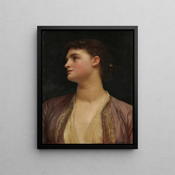 Lucie - Frederic Leighton — kehystetty taideteos seinällä