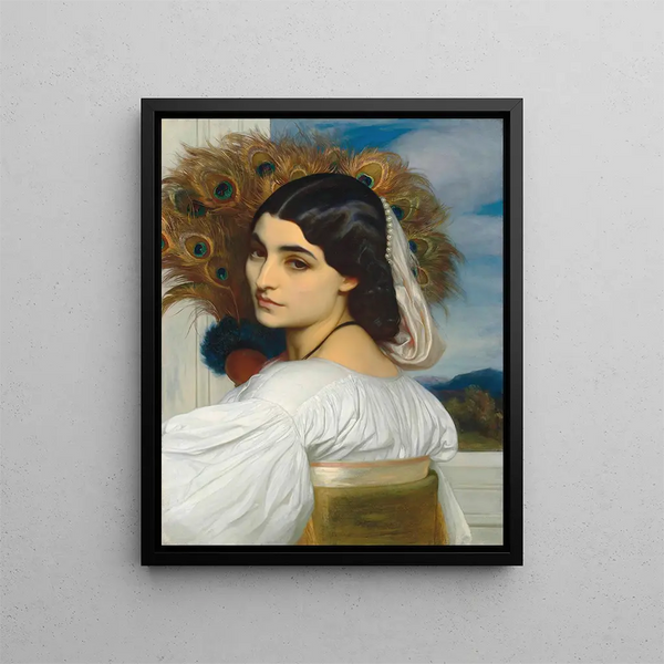 Pavonie - Frederic Leighton — kehystetty taideteos seinällä