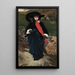 May Sartorisin muotokuva - Frederic Leighton — kehystetty taideteos seinällä