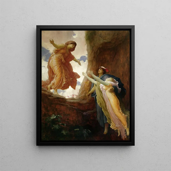 Le Retour de Perséphone - Frederic Leighton — kehystetty taideteos seinällä