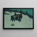 Ymmärryksenosoitus - Frederic Remington — kehystetty taideteos seinällä