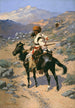 Intiaani-ampuja - Frederic Remington — näkymä teoksesta