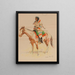 Métis - Frederic Remington — kehystetty taideteos seinällä