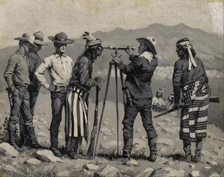 Katso kaukoputkesta - Frederic Remington — näkymä teoksesta