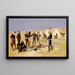 Joulun naudanpaistin ratsuväkiparvesta - Frederic Remington — kehystetty taideteos seinällä