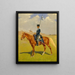 Le Hussard - Frederic Remington — kehystetty taideteos seinällä