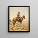 Le Belvédère - Frederic Remington — kehystetty taideteos seinällä
