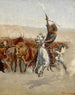 Le Round-Up - Frederic Remington — näkymä teoksesta