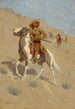 L'éclaireur - Frederic Remington — näkymä teoksesta