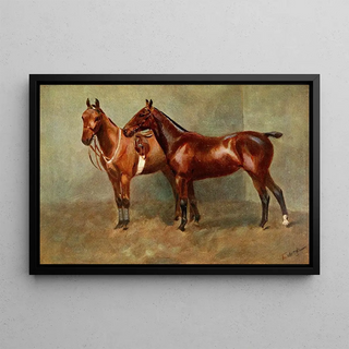 Frederic Whiting - Polo Ponies Romany And Tith Owned By Sir J Barker.webp