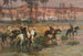 Algerian maalaus, joka ylittää puroa - Frederick Arthur Bridgman — näkymä teoksesta
