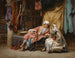 Tunisian soukissa - Frederick Arthur Bridgman — näkymä teoksesta