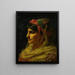 Portrait d'une femme - Frederick Arthur Bridgman — kehystetty taideteos seinällä
