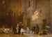 Pyyntö moskeijassa Kairossa - Frederick Arthur Bridgman — näkymä teoksesta