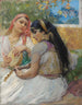 Kaksi nuorta algerialaista - Frederick Arthur Bridgman — näkymä teoksesta