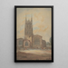 Sainte-Marie-kirkon maalaus, Taunton, Somerset - Frederick Calvert — kehystetty taideteos seinällä