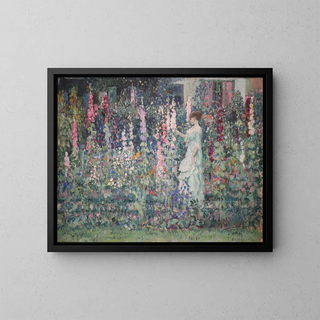 Frederick Carl Frieseke - Hollyhocks.webp