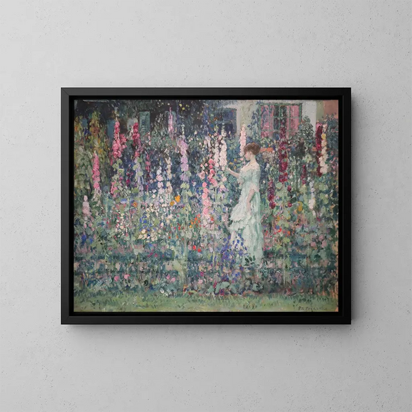Althéas - Frederick Carl Frieseke — kehystetty taideteos seinällä