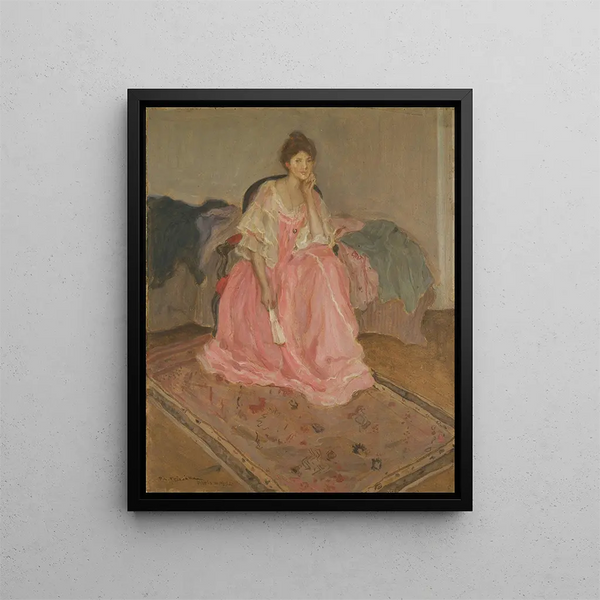 Frederick Carl Frieseke - Lady in Pink.webp
