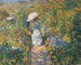 Le chemin du jardin - Frederick Carl Frieseke — näkymä teoksesta