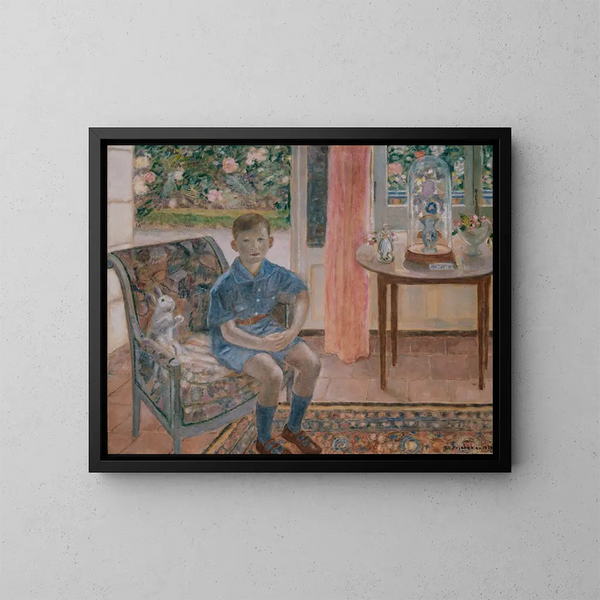 Nuoruus - Frederick Carl Frieseke — kehystetty taideteos seinällä